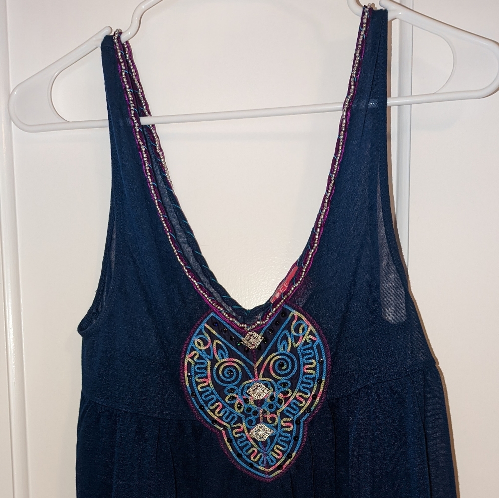 Free People tank gorgeous unique details